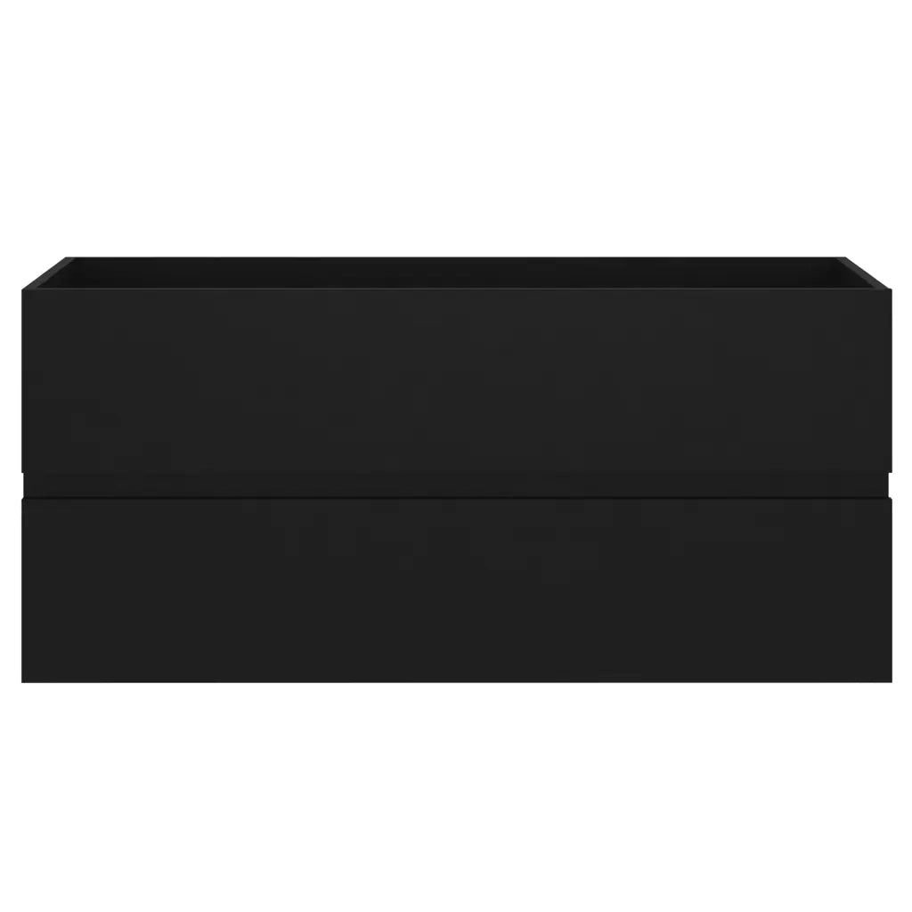 Mobile Sottolavabo Nero 100x38,5x45 cm in Truciolato cod mxl 52088