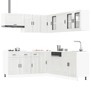 Set Mobili da Cucina 11 pz Porto Bianchi Lucido in Truciolato 3314933