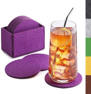 Set di supporti per bicchieri in velluto - con scatola - design supporti per bicchieri in viola/purpureo per bevande, tazze, bar, bicchieri - supporti per bicchieri in velluto premium

Specifica: set da 10 pezzi