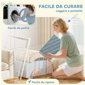 Set 5 Costruzioni Morbide per Bambini Rivestimento in Velluto Sfoderabile e Lavabile Multicolore