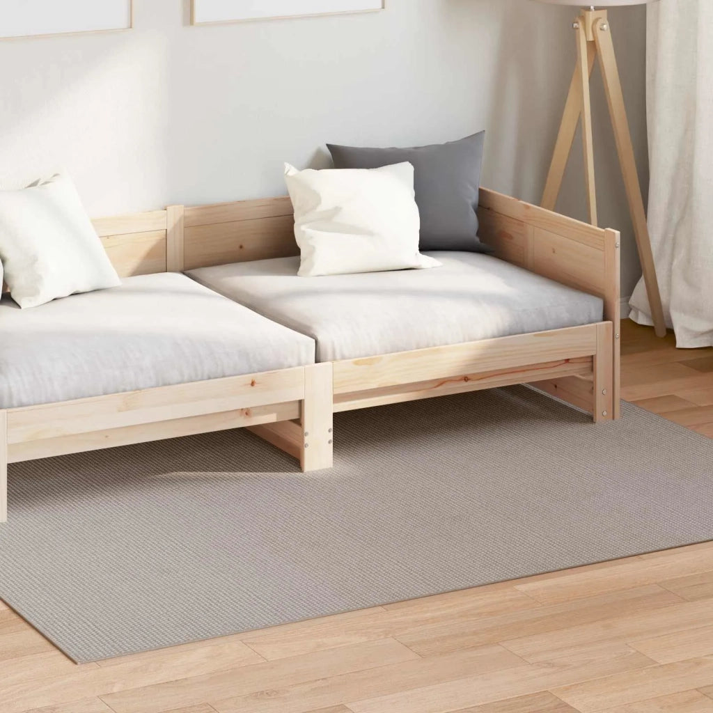 Tappeti per area LUGO Crema e Taupe 120 x 170 cm Poliestere 42022702