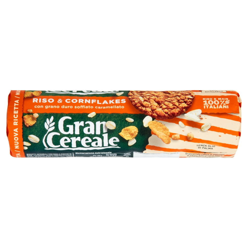 Gran cereale biscotto croccante con riso e cornflakes 6 confezioni da 230 grammi