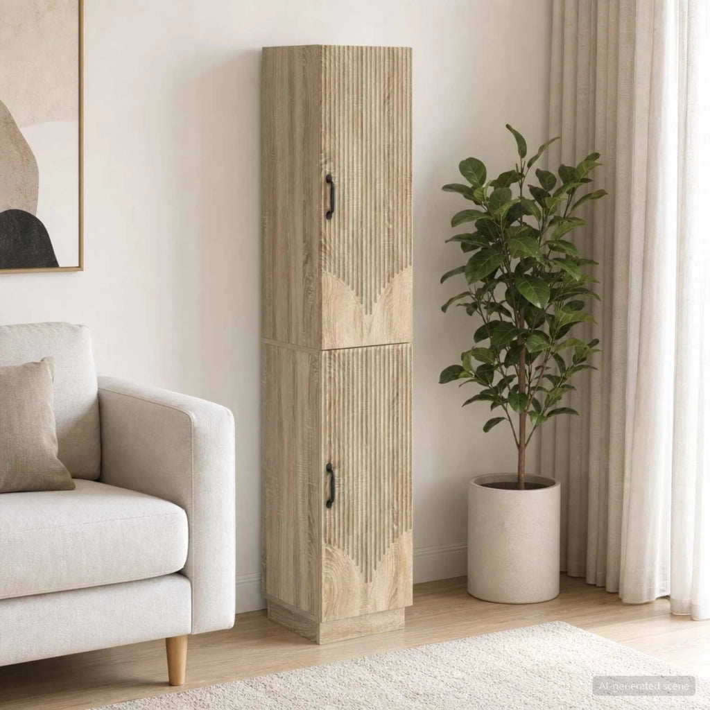 Set di armadi 2 pcs Rovere Sonoma Legno ingegnerizzato 3416792