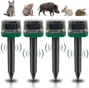Difesa ultrasonica contro le formiche - Efficace protezione - 4 pezzi - Controllo insetti - Giardino e prato - Risparmio energetico