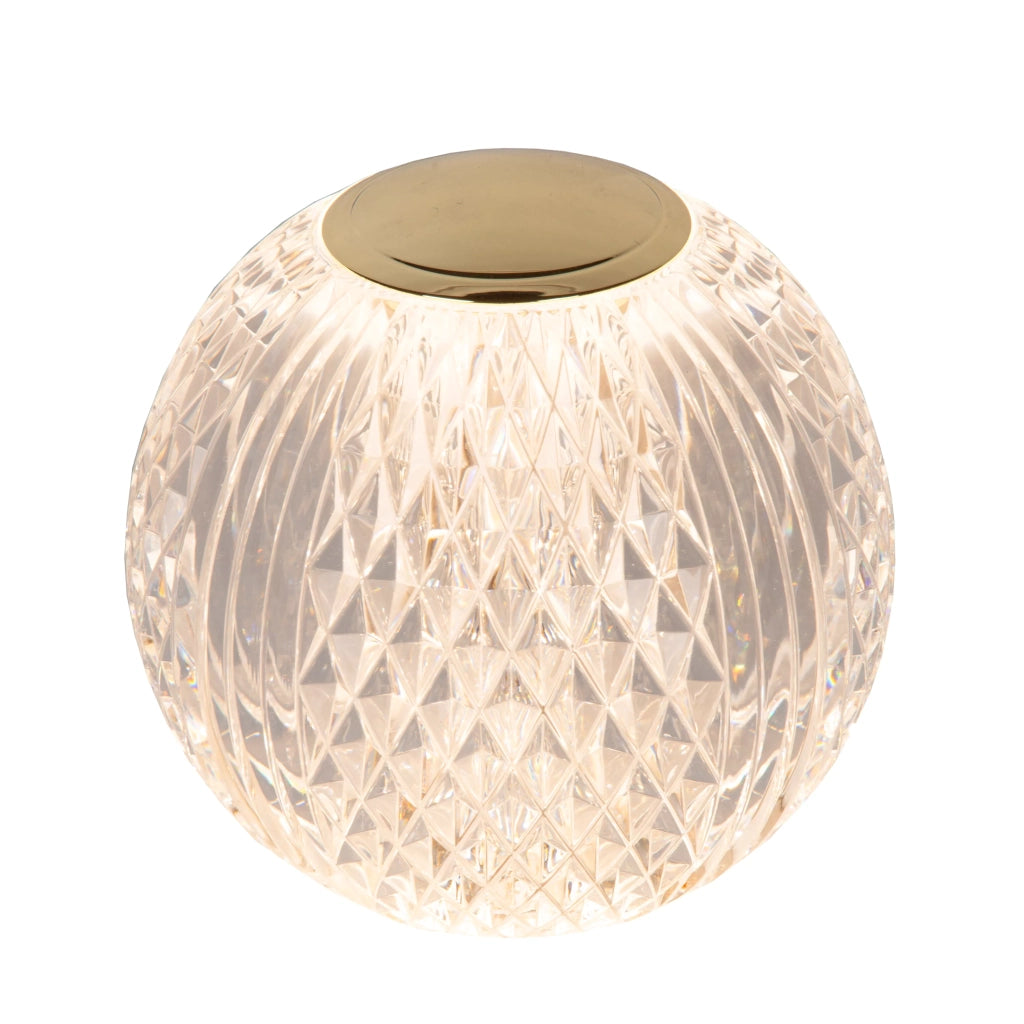 Lampada da tavolo glamour sfera 11 cm LED touch Lucide