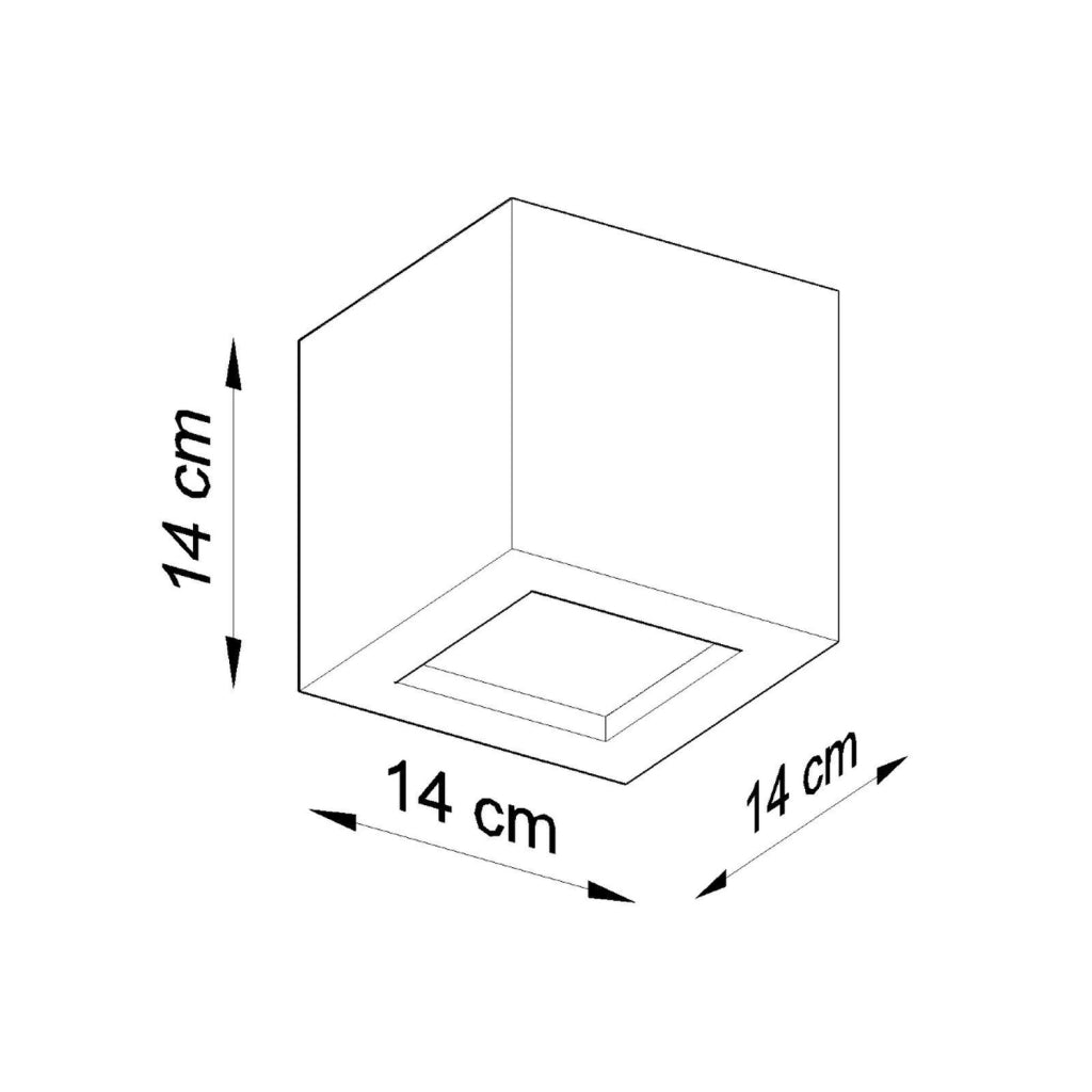 Applique ceramica bianca REGULO Pure Lume E27 15cm IP20
