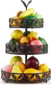Scheda frutta a 3 strati - soluzione di archiviazione pratica - per cucina e tavola da pranzo