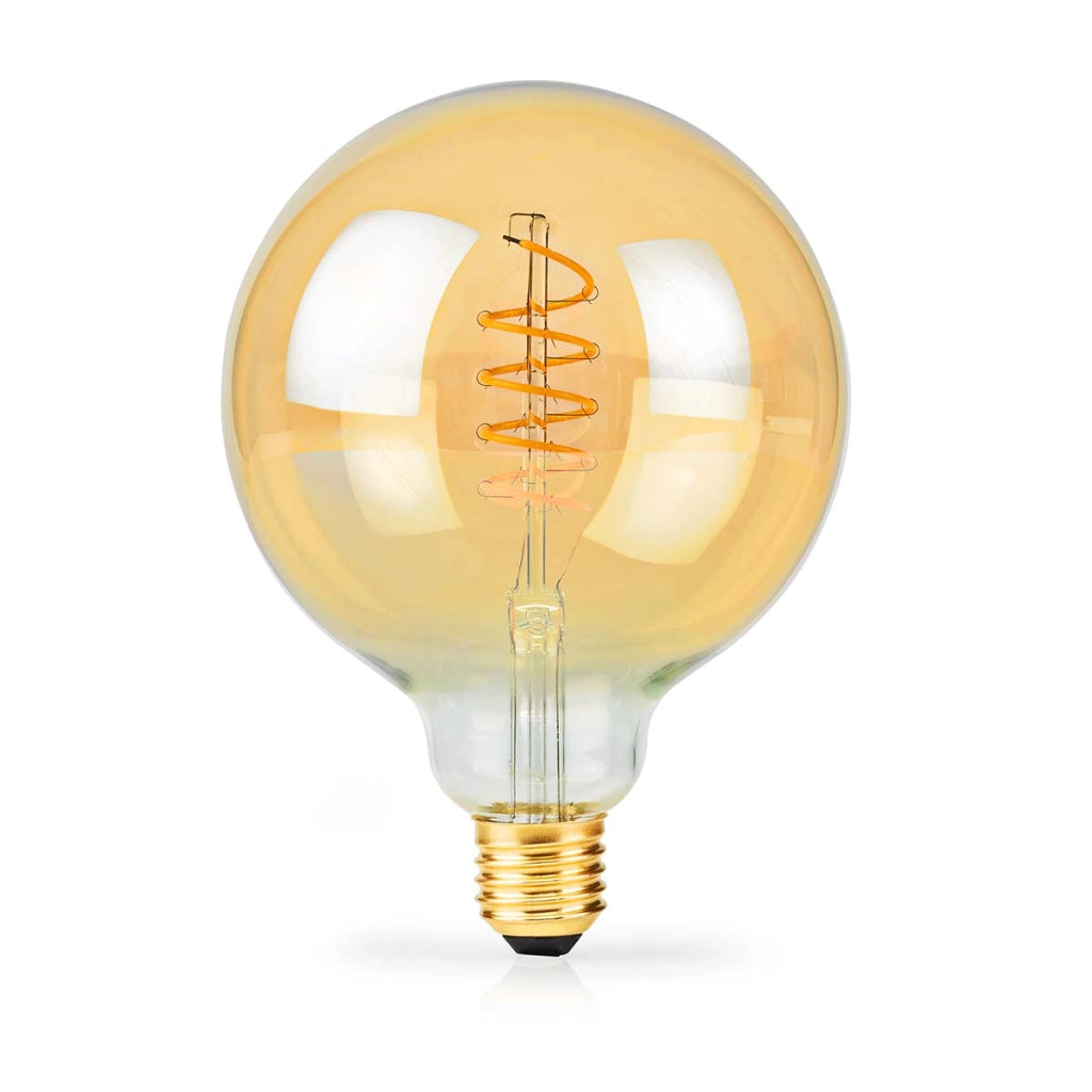 Lampadina LED E27 G95 3,8 W 250 lm 2100 K stile retrò dimmerabile Dorato Nedis
