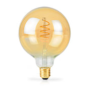 Lampadina LED E27 G95 3,8 W 250 lm 2100 K stile retrò dimmerabile Dorato Nedis