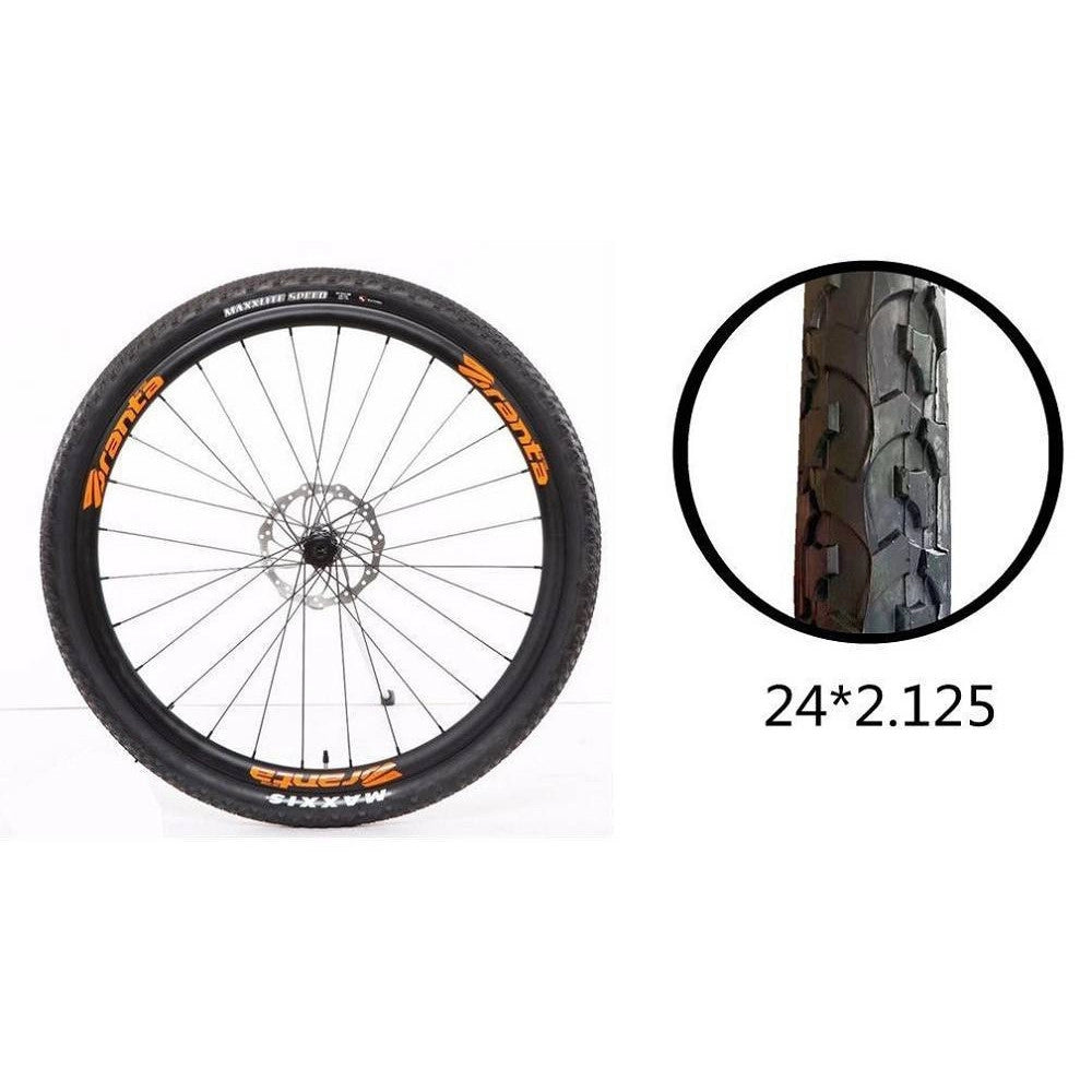 Trade Shop - Copertone Ruota Pneumatico Gomme Per Bici Bicicletta Mtb Bike 24 × 2.125 Zx-8106 -