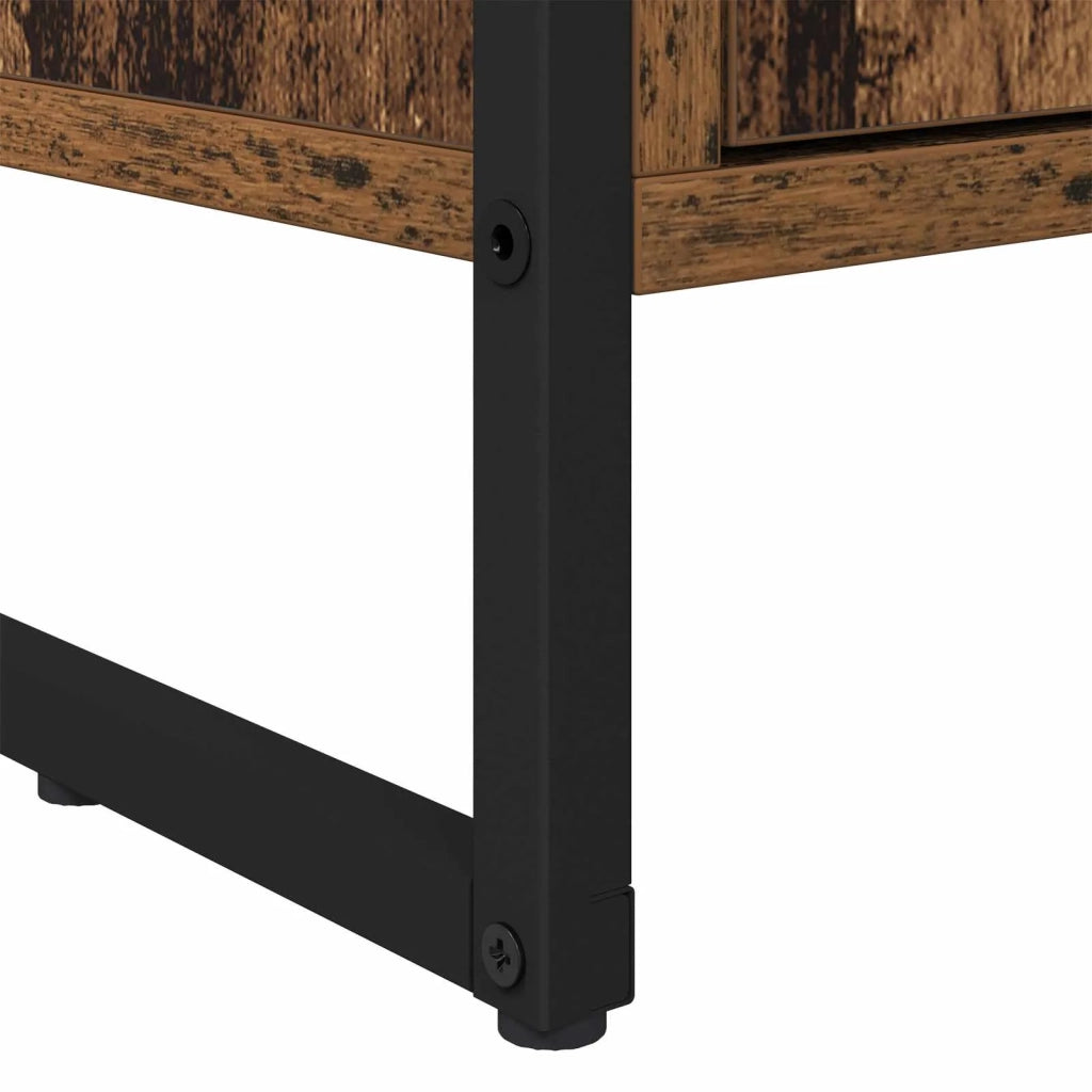 Credenza | Armadi alti Legno vecchio 79 x 36 x 200 cm Legno multistrato