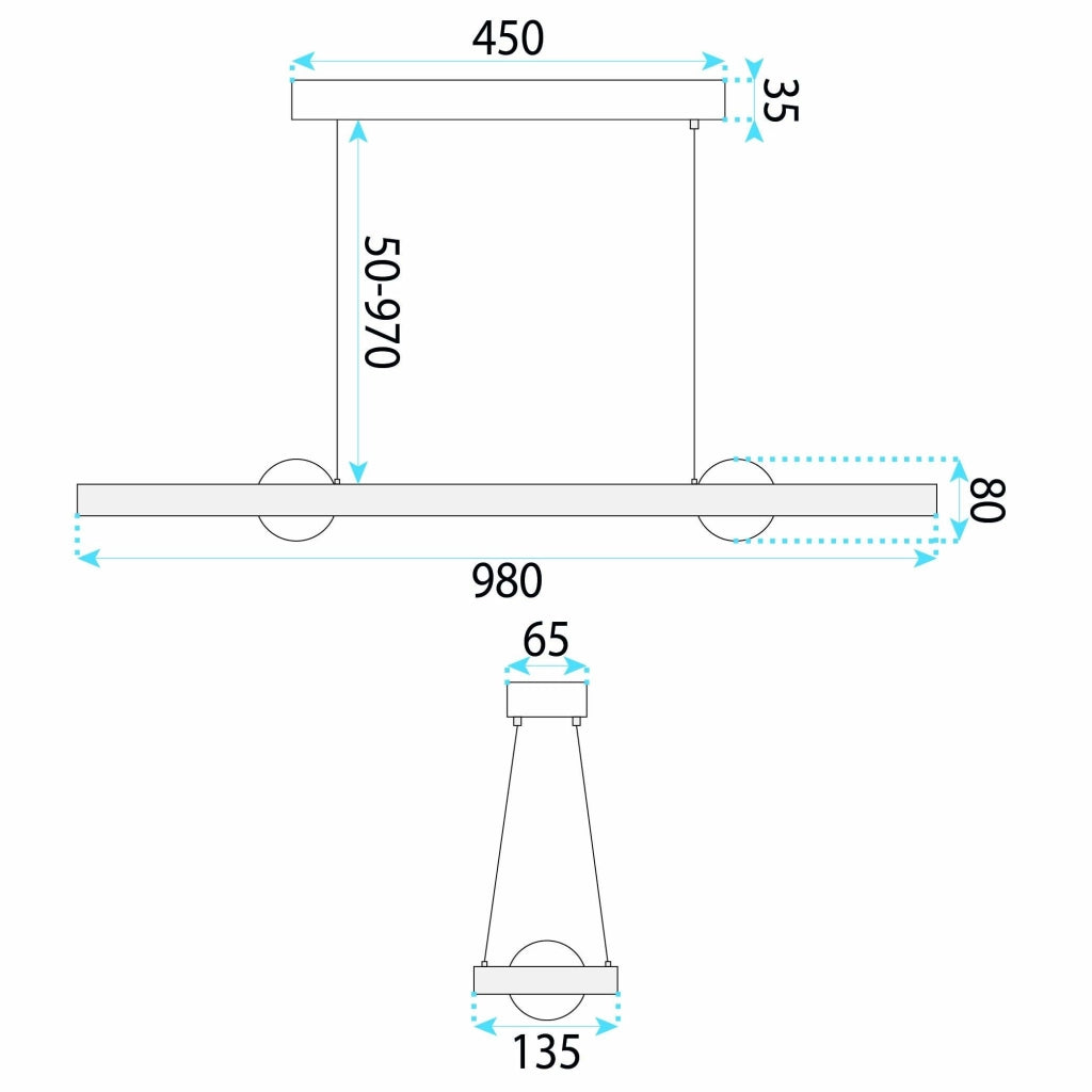 Lampada A Sospensione Da Soffitto Led G159-cp Gold