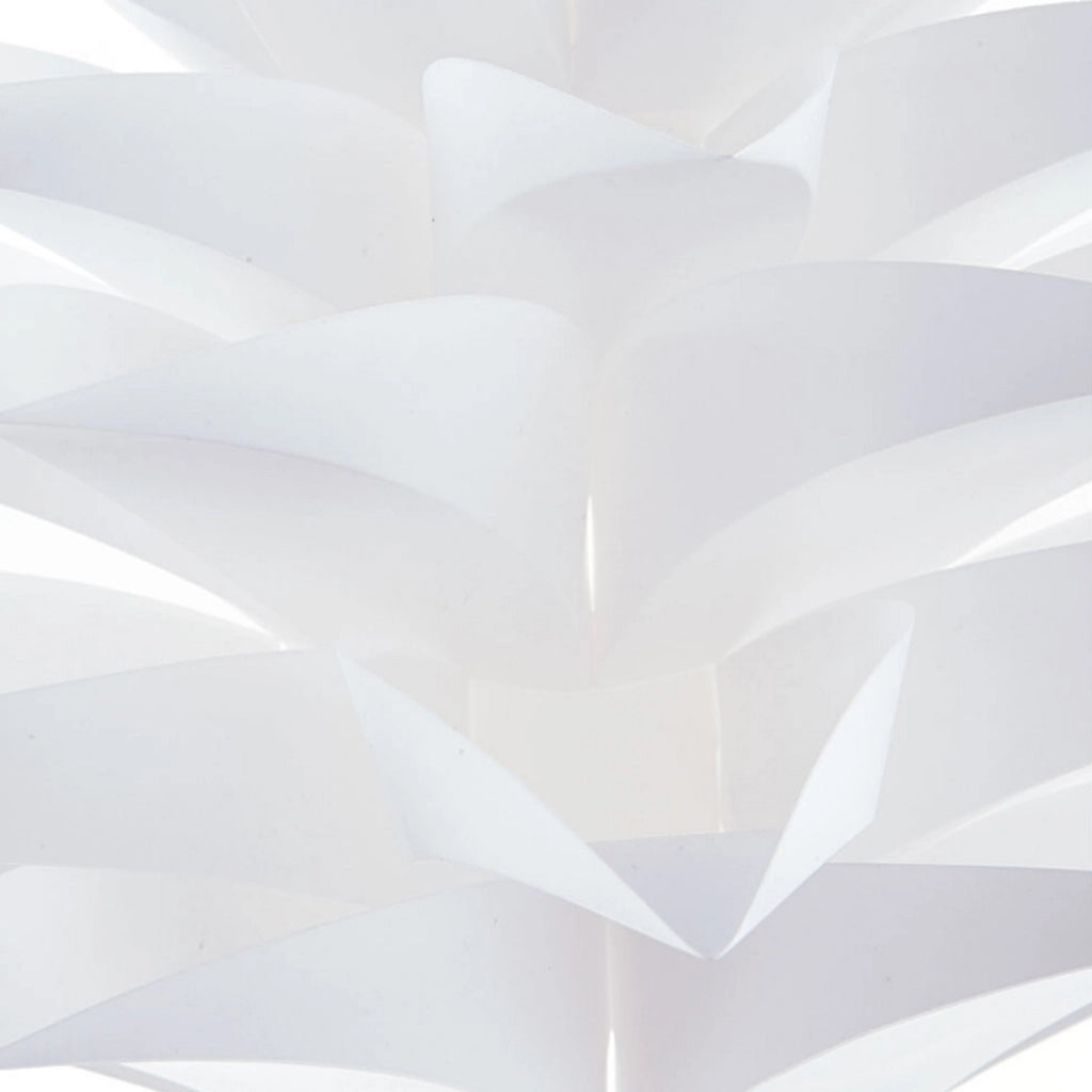 Lampadario in polipropilene bianco cm Ø.50 x H.29