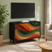 Mobile TV BONN 69 x 33 x 50,5 cm Rovere Nero 8007021