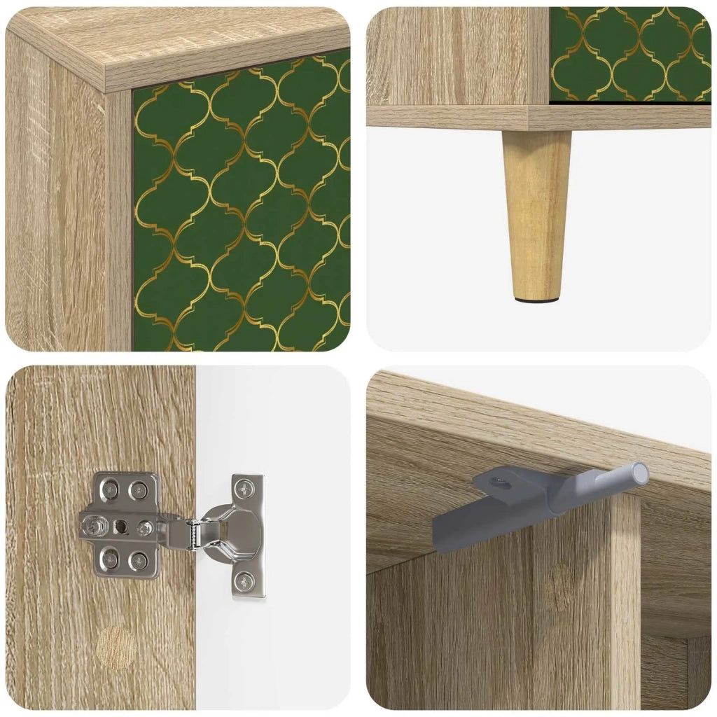 Mobile TV GELEEN 102 x 33 x 50 cm Sonoma Legno ingegnerizzato 8007031