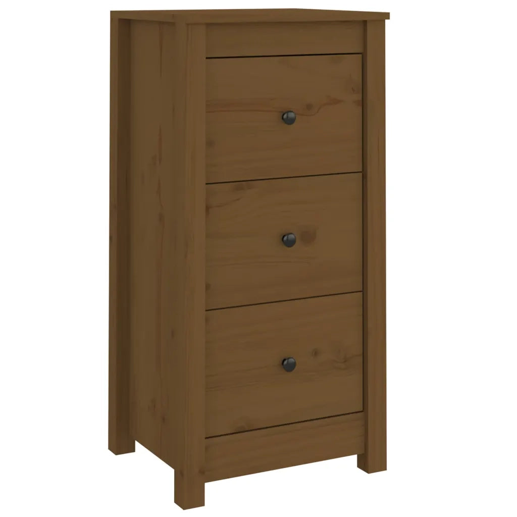 Credenze 2 pz | Madia | Buffet da pranzo | Armadio da pranzo Ambrate 40x35x80 cm in Legno Massello di Pino