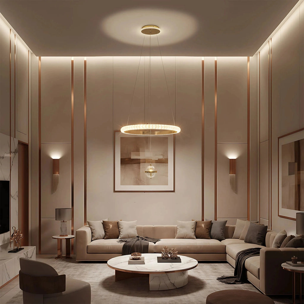 Lampada Da Soffitto G142-cp 50cm Gold