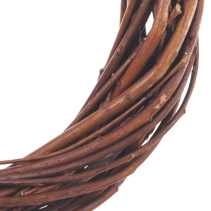 Set 12 Coroncine Naturale di Rattan Larghezza 15 cm