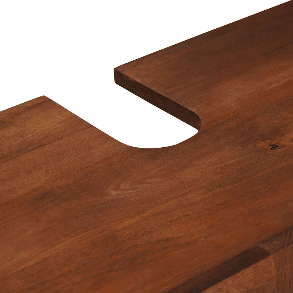 Mobili da bagno 2 pcs 62 x 33 x 58 cm Legno di mango massello