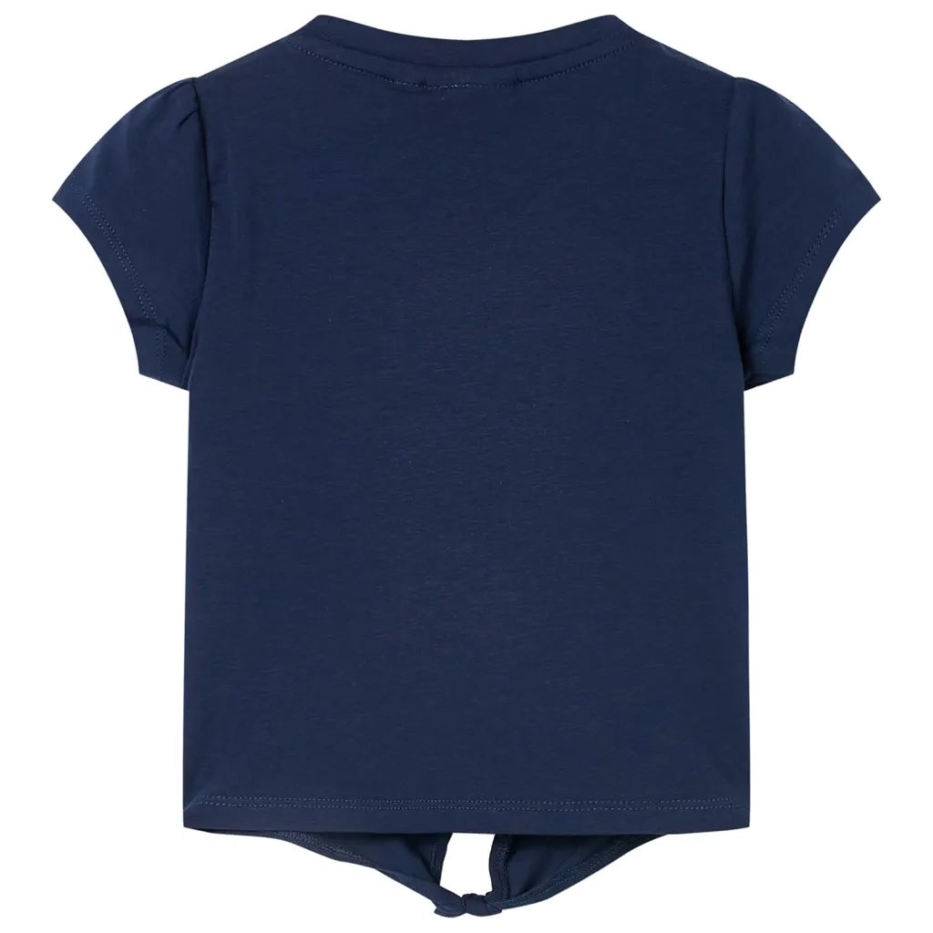 Maglietta da Bambina Blu Marino 128