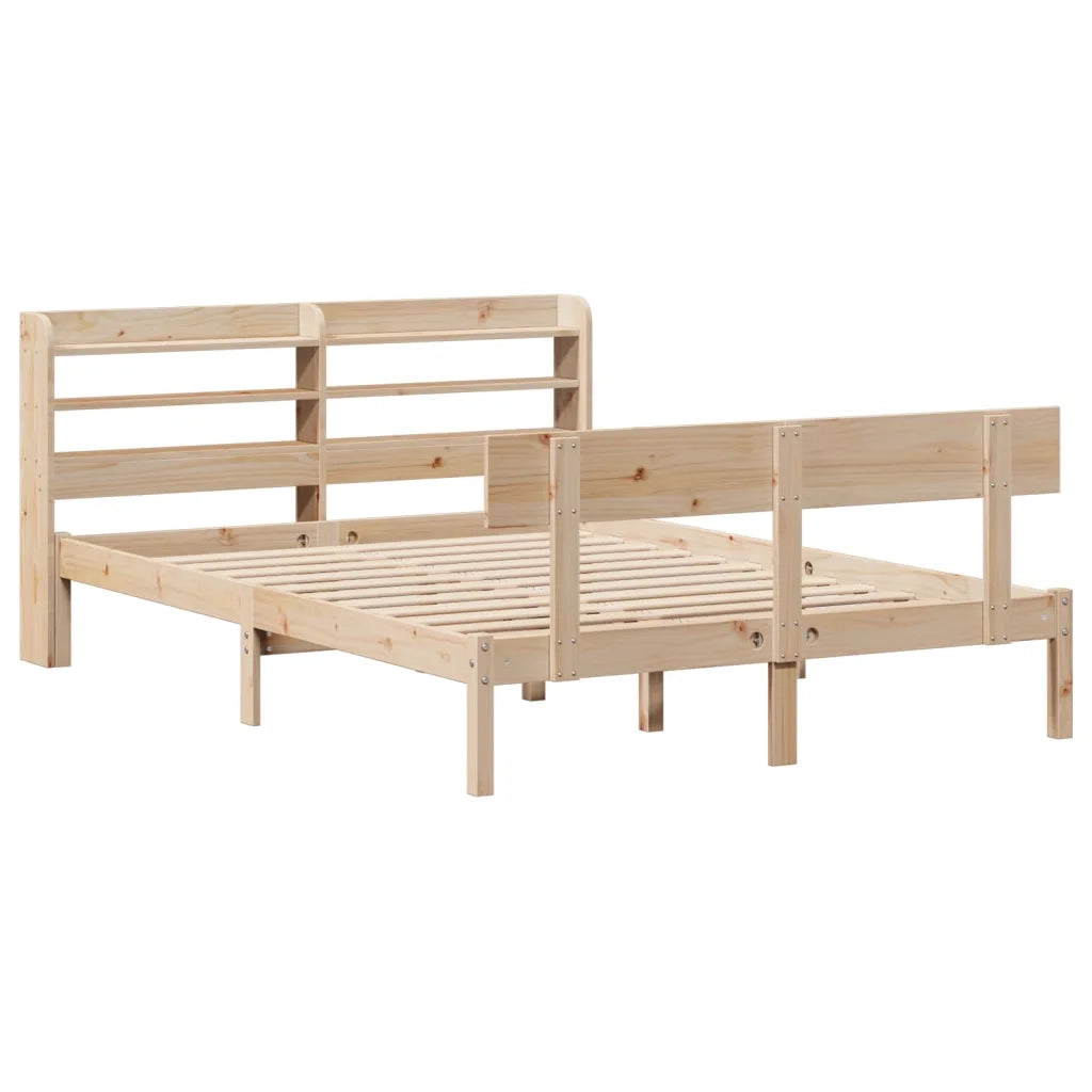 vidaXL Letto senza Materasso 140x190 cm in Legno Massello di Pino