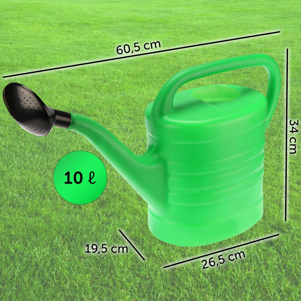 Annaffiatoio da giardino KADAX per uso domestico, ideale per innaffiare fiori. Set di annaffiatoi grandi da 5 + 10 litri.