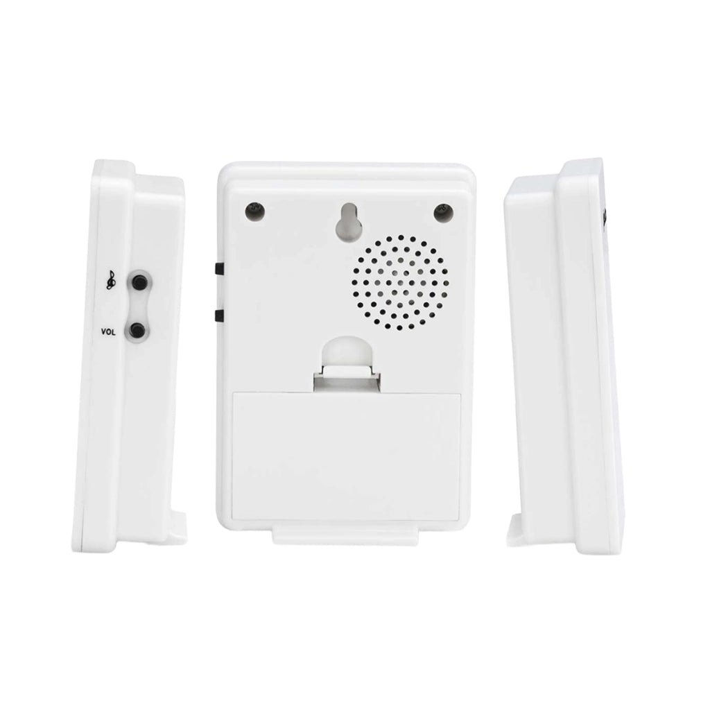 Campanello Senza Fili IP44 Portata Fino a 30m 36 Melodie Bianco Alecto