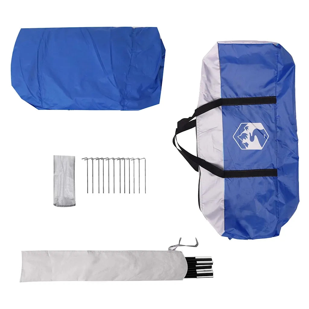 Tenda per Feste-Tenda da campeggio Azzurra Impermeabile 924357