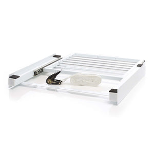 Kit sovrapposizione lavatrice asciugatrice max 150 kg con ripiano a barre estraibile