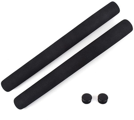 Copertura sterrata 2 pezzi - Guanto per manubrio in schiuma - Presa antiscivolo - Assorbimento shock - Adatto per biciclette da corsa/mountain bike - Manubrio per bicicletta