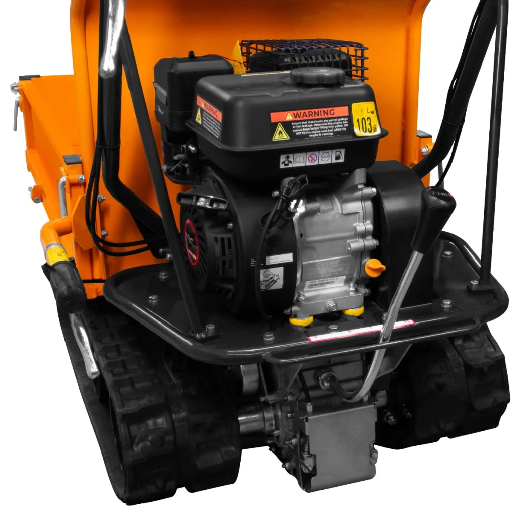 Dumper Cingolato con cassone ribaltabile idraulico 300kg di carico utile 196cc