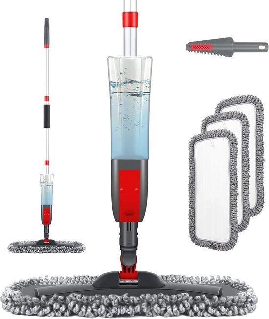 Aspiratore per pavimenti con funzione di spruzzo e serbatoio d'acqua - Ideale per uso domestico e cucina