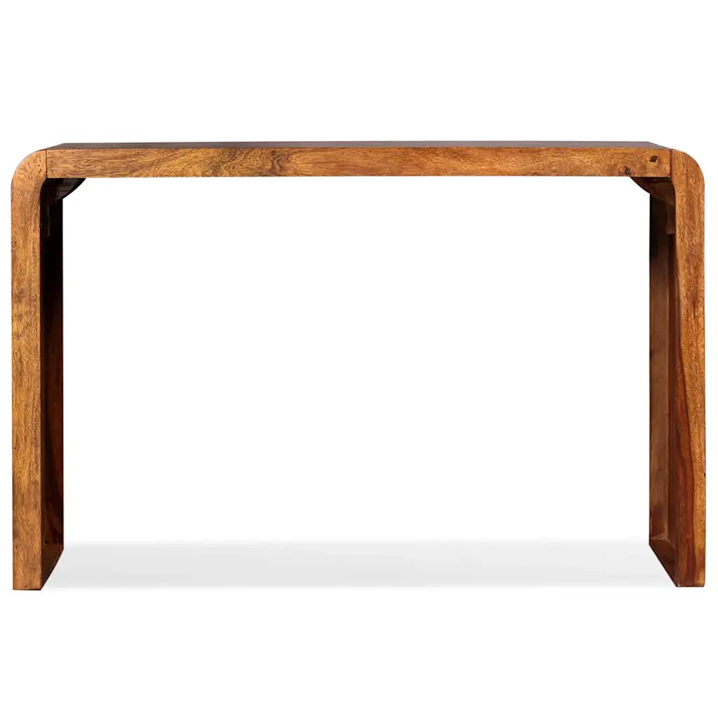 Credenza/Scrittoio in Legno Massello di Acacia Marrone 244356