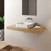 MENSOLONE BAGNO PER LAVABO DA APPOGGIO 100CM - DIM. CM(LXPXH):100X46X8 ARAMO LIGHT  - MOB