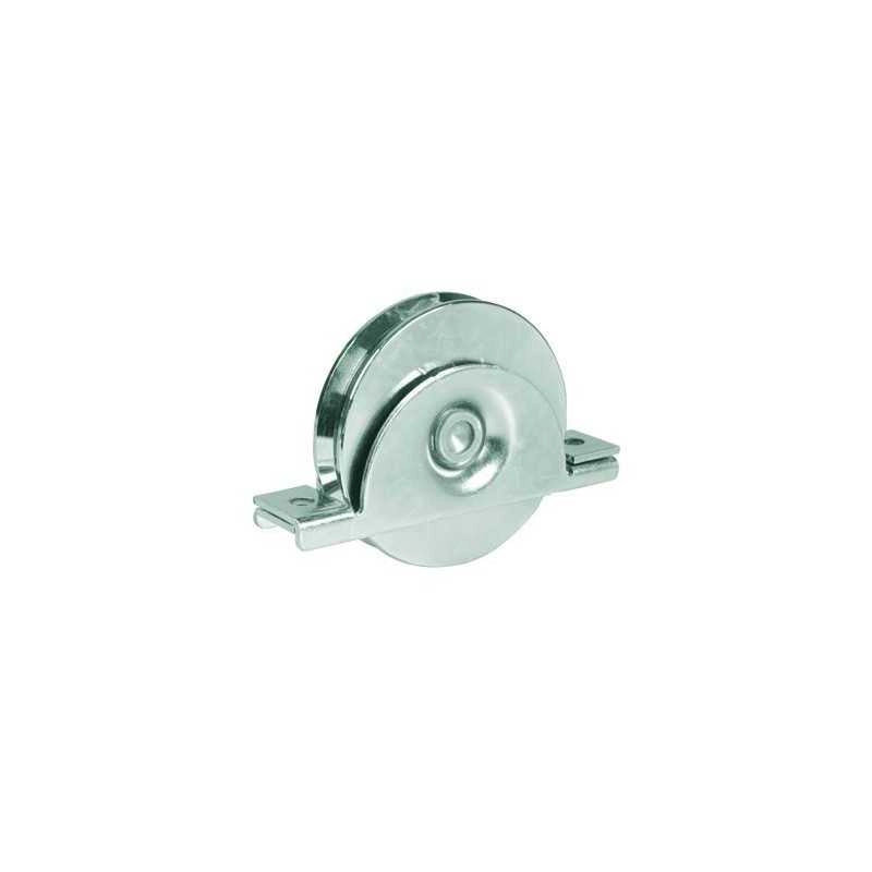 Ruote per Cancelli Gola U-20 art. 392L con Supporto dia.Mm.100
