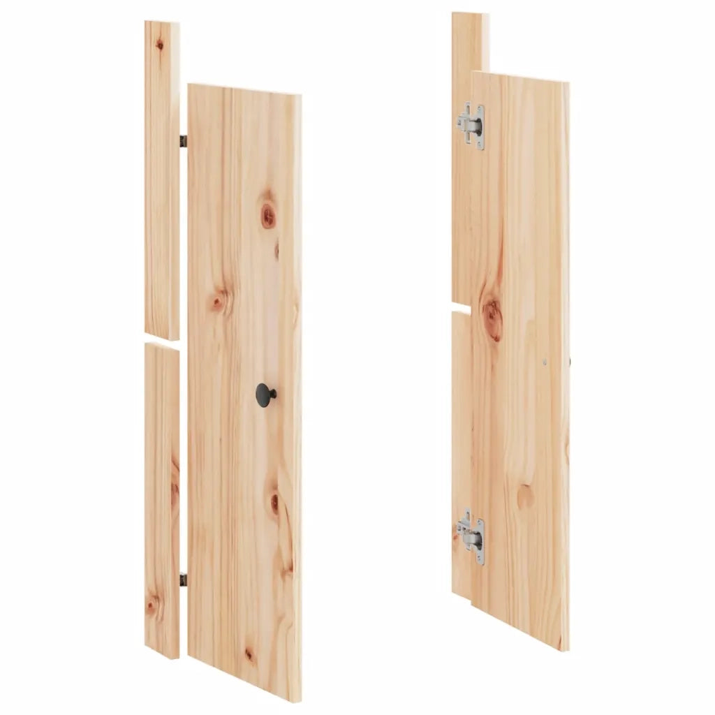Ante da Cucina da Esterno MEPPEL 2pz 50x9x82 cm Legno Massello di Pino 832358