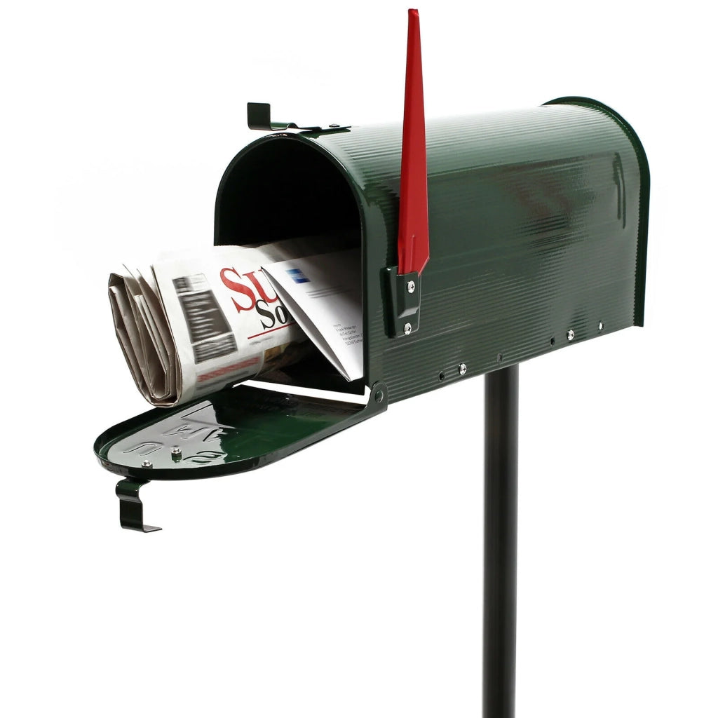 Cassetta postale americana design americano verde porta posta 16_0000337