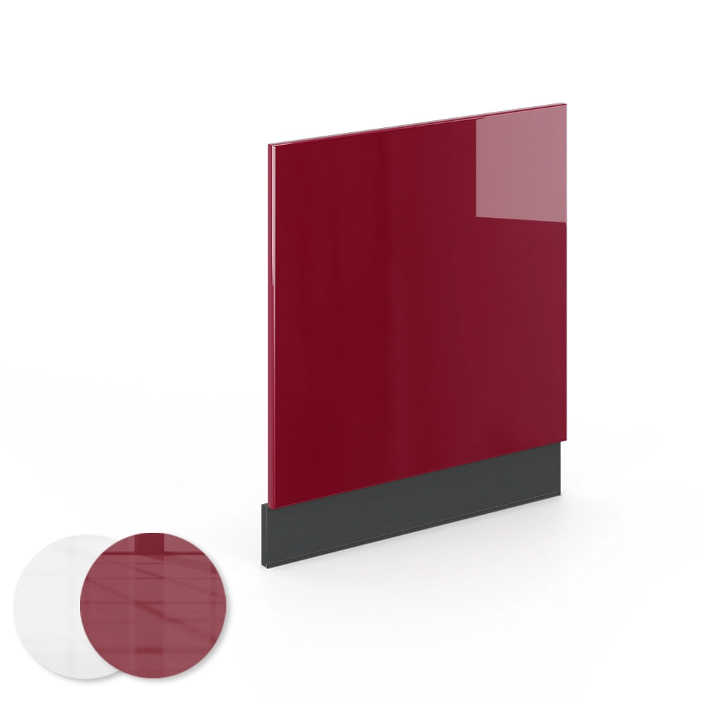 Vicco Pannello frontale Rosso bordeaux lucido 60 cm senza piano di lavoro