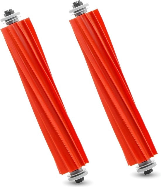 Set di pennelli in gomma per Roborock S7 S7+ - Set da 2 - Tamburo rimovibile - Pennello di ricambio originale