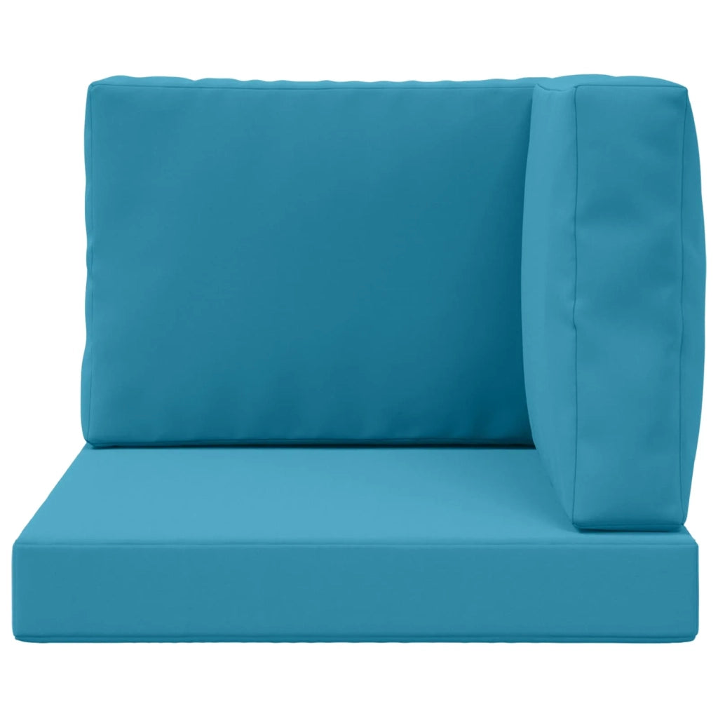 Cuscino per divano da esterno 3 pcs Blu Reale Poliestere 900754