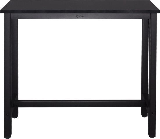 Tavolo da Cucina - Tavolo da Pranzo - Tavolo da Bar - Tavolo da Festa - Mobile da Cucina - Per Interno e Esterno - 120x40x100 Cm - Legno - Bianco