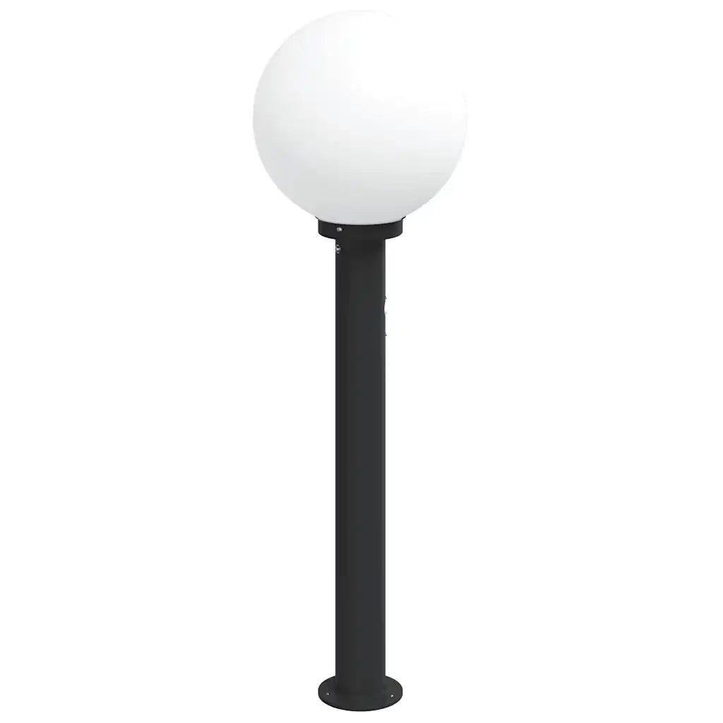 Lampada a paletto con sensore 80 cm Nera IP44 4006115