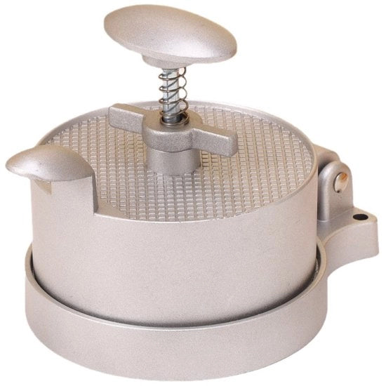 Forma hamburger, facile da smontare, rivestimento antitrasferimento, alluminio duratoio in stampo, adatto per grigliare e cucinare.