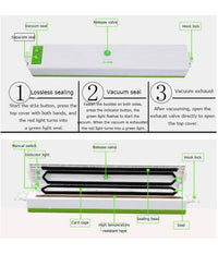 Macchina Per Sottovuoto Alimenti Professionale 30 Cm Confeziona Cibo Casa 100w         