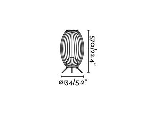 CAGE LED, Lampada Portatile per Esterni, Faro Barcelona