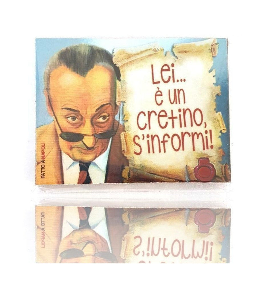 Calamita Magnete Magnetino Rettangolare Idea Regalo Frasi Lei E' Un         