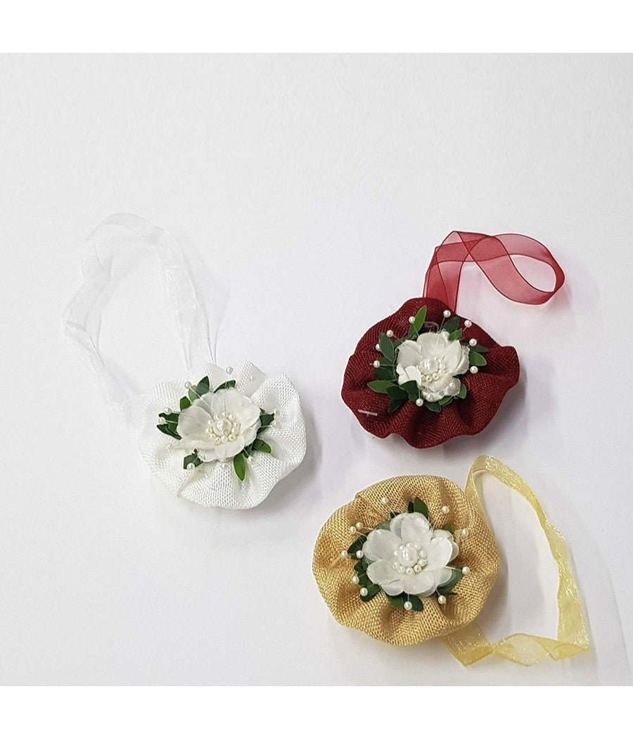 Calamite Calamita 2 Pezzi Tessuto Fiore Fermatenda Design Tende Ornamento Tenda         