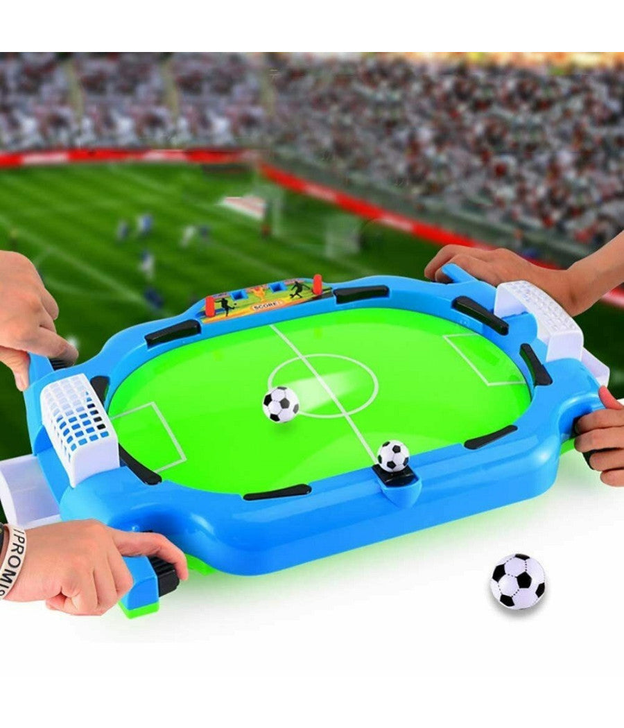 Calcetto Da Tavolo Giocattolo Per Bambini Mini Calcio Flipper Con Conta Punti         