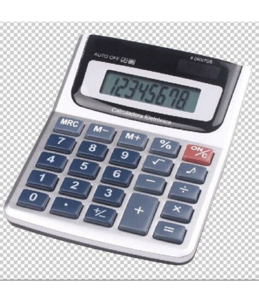 Calcolatrice A Batteria Energia Solare Digitale 8 Cifre Per Casa Scuola Ufficio         