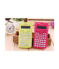 Calcolatrice Scientifica 10 Cifre Digitale A Batteria 3 Colori Diversi         